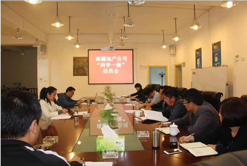 南疆地產(chǎn)黨支部召開(kāi)“兩學(xué)一做”學(xué)習(xí)教育動(dòng)員大會(huì)