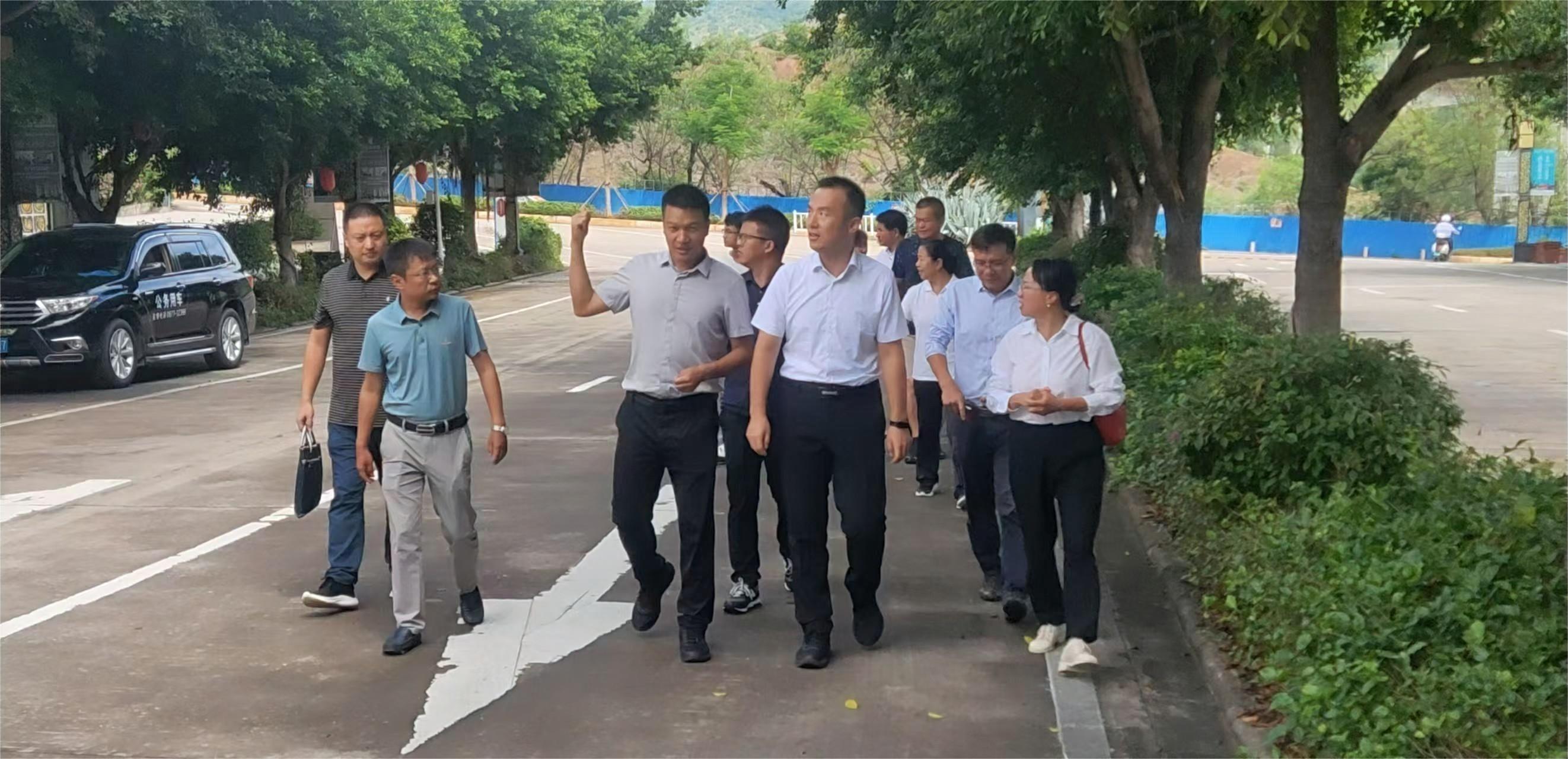 玉溪市、元江縣領(lǐng)導(dǎo)調(diào)研建投·四季錦府項目